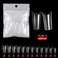 60pcs Extensiones De Uñas Falsas Art Acrílicas UV Gel Polvo Moldes De Escultura Cubiertas Completas Presión En Manicura Suministros Herramientas Para Dedos - details 20