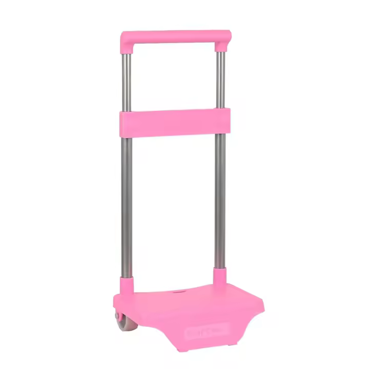 Carro Portamochilas Rosa. Abierto: 22X17X67,5 Cm (Safta 641088705) - 1