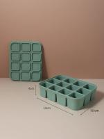 Molde De Hielo De Silicona Para Alimentos De Bebé De 12 Celdas - Easy Pop out Para Puree Y Aperitivos Infantis Grado Alimenticio - details 4