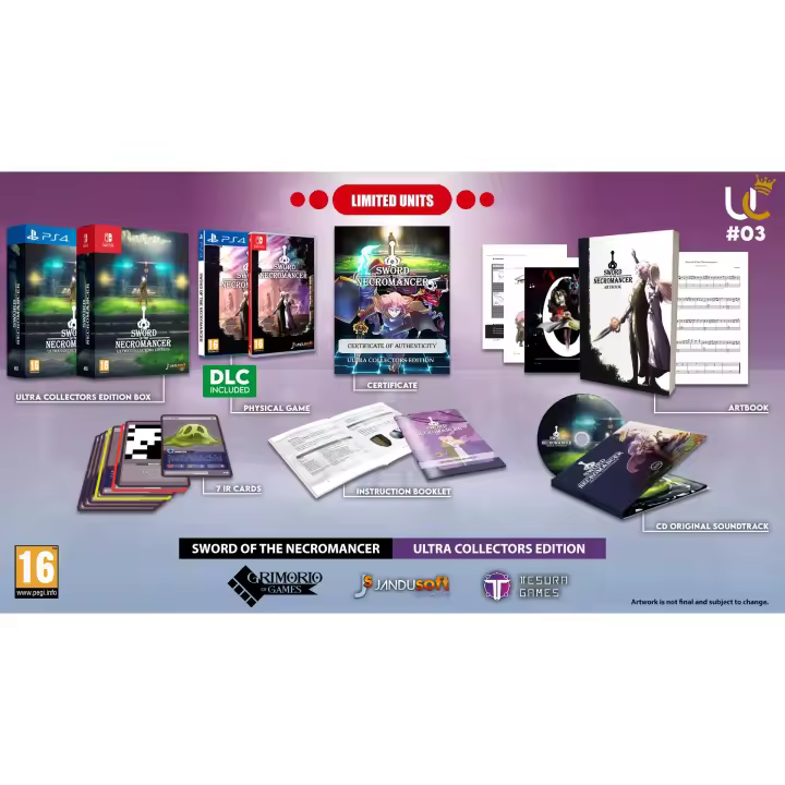 Sword of the Necromancer Ed. Coleccionista - Nintendo Switch - Nuevo precintado - 1