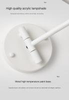 Lámpara De Pared Moderna LED Para Restaurante Y Dormitorio Con Braza Retráctil Protección Para Los Ojos Para Estudio Y Lectura Instalación En Pared - details 3