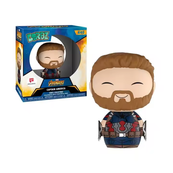Funko Dorbz - Infinity War MARVEL - 440 Captain America - Juguete Coleccionable - Niños y Adultos - Fans - Diversidad de Personajes y Temáticas - 1
