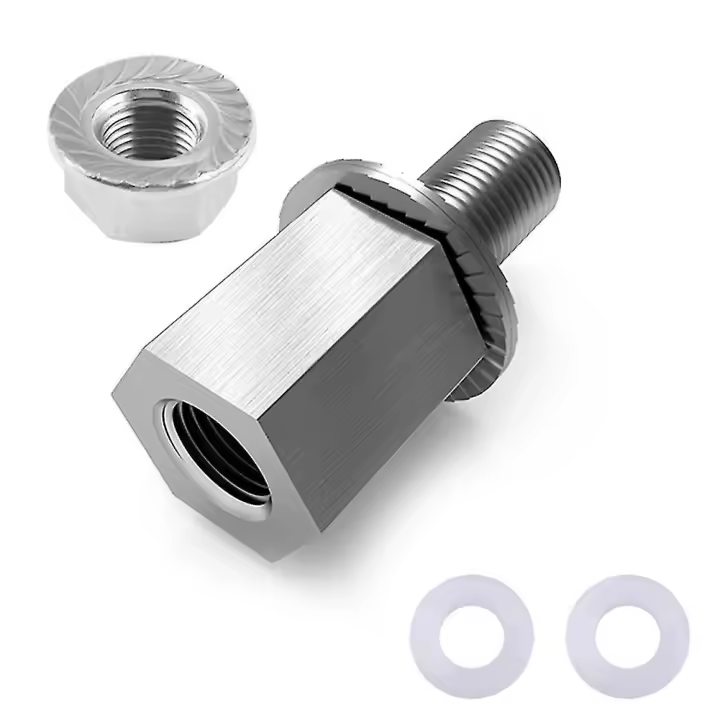 Tornillo de conexión para enganches de remolque para bicicletas, adaptador de conexión para remolque de alta resistencia, suministros para remolques de bicicletas - 1