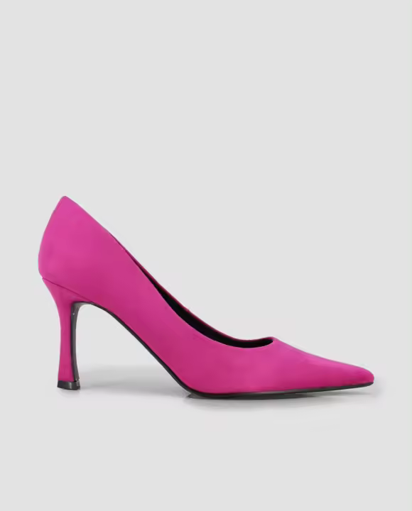 Blogger MARGOT Zapatos de salón de mujer rosas en microfibra 80518 - 1