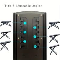 Pedal De Pies Ajustable Antideslizante Para Pedicura Portátil Cuidado De Uñas Para Uso En Salón Y Hogar - details 3