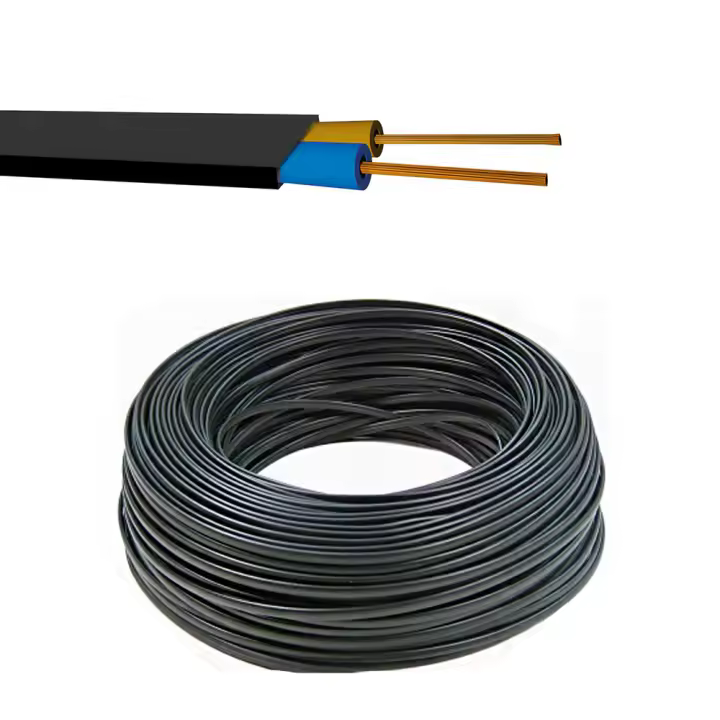 Manguera eléctrica plana 2x1.0mm² negra | Cable eléctrico negro plano 2 x 1,0 mm²  | Suministros Castro - 1