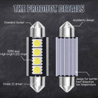 Kit De Luces LED Para Coche 23pcs 6500K T10 Ultra-Finas Luz Blanca Para Interior Mapa Maletero Placa De Licencia Iluminación De Vehículo - details 4