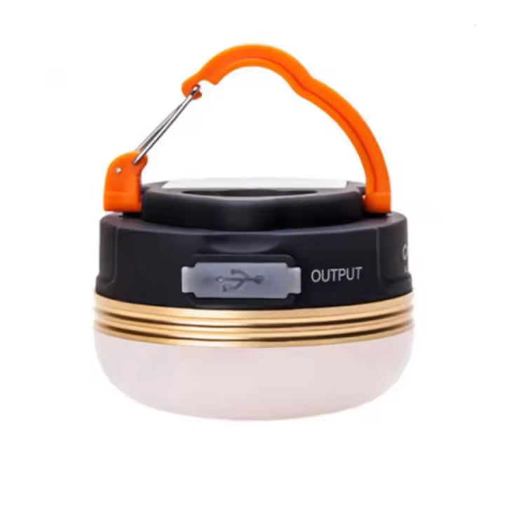 Linterna De Camping Recargable Con Base Magnética LED 4 Modos De Luz Portátil Para Acampar Senderismo Pesca - 1