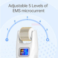 Hello Face Derma Roller G5 Bio Microneedling Con Terapia De Luz Roja Y Azul Y EMS Máquina Facial Para Regeneración De Cabello Y Barba - details 3