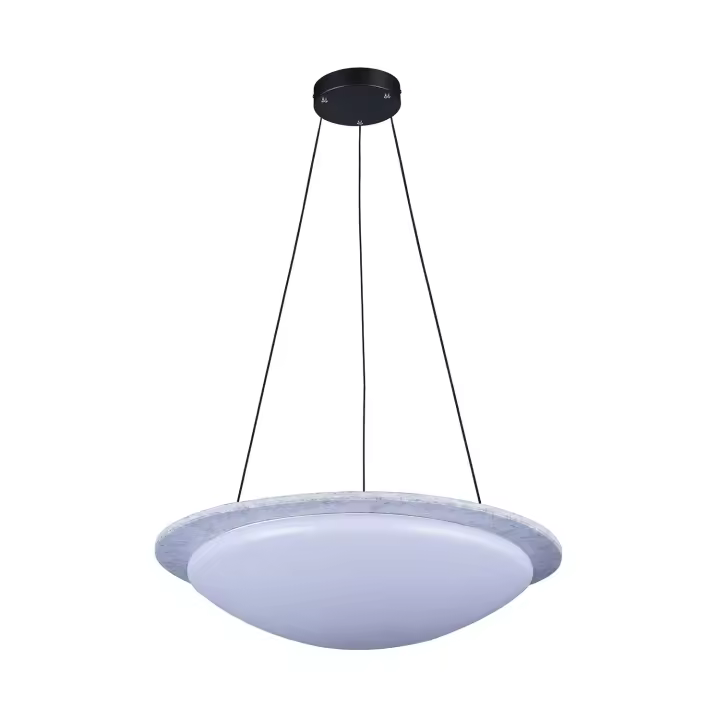 Ledkia Lámpara Colgante LED 24W Fieltro CCT Seleccionable Lezhan Gris - 1