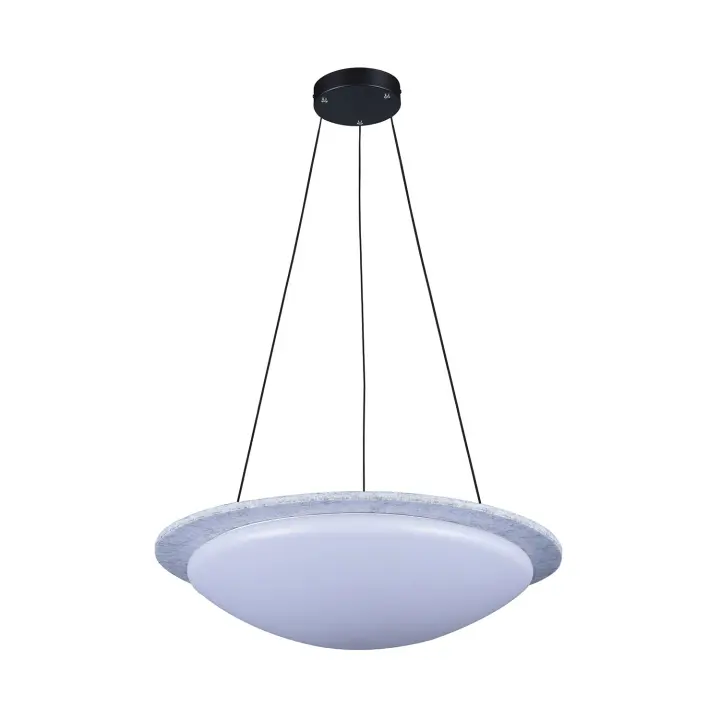 Ledkia Lámpara Colgante LED 24W Fieltro CCT Seleccionable Lezhan Gris - 1