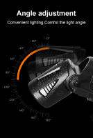 Linterna Frontal LED Recargable USB De Alta Potencia Con Sensor XHP300 Para Pesca Y Caza Luz De Mano Con Ajuste De Ángulo De 90° IPX6 Impermeable - details 15