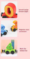 Juguetes De Tren De Madera Magnéticos Montessori Para Niños Set De Aprendizaje Temprano Con Animales Frutas Y Colores Juguete Educativo Para El Desarrollo Cognitivo - details 27