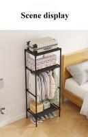 Gancho De Ropa Multifuncional Con Gran Capacidad De Almacenamiento Estante De 3 Niveles Para El Hogar Organizador De Armario Simple Y Elegante - details 8