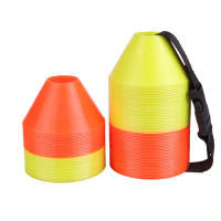 10pcs Conos De Entrenamiento De Fútbol 8cm Con Logo Cesta De Logos Accesorios Deportivos Material PE No Inflables - details 3