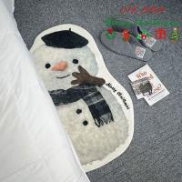 VIKAMA Alfombra De Invierno Navidad Falsa Cashmere Para Niñas Decorativa Para Dormitorio Suelo Suave Y Cómodo Para Lado De Cama O Ventana - details 2