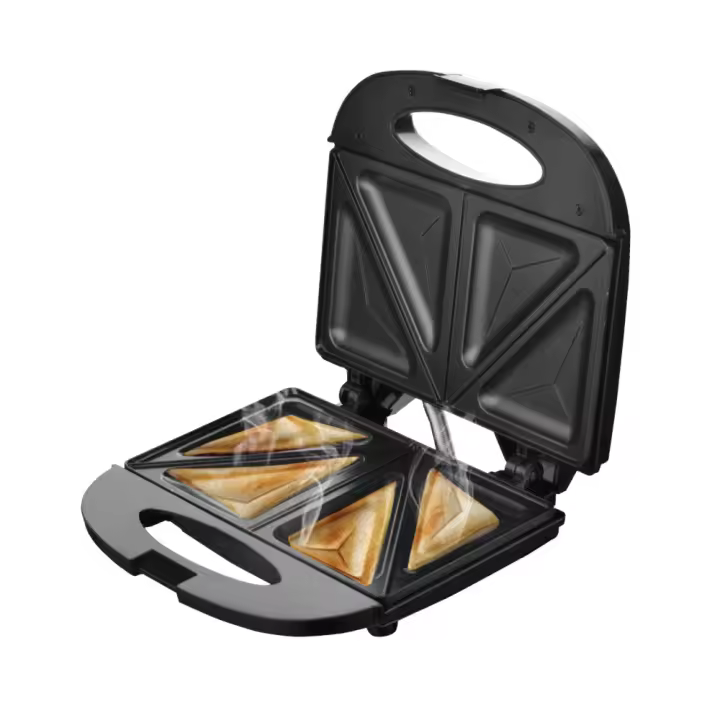 Máquina para hacer sándwiches con calefacción de doble cara, multifunción, para desayuno, tostadas y waffles, estilo europeo, de la RAF - 1