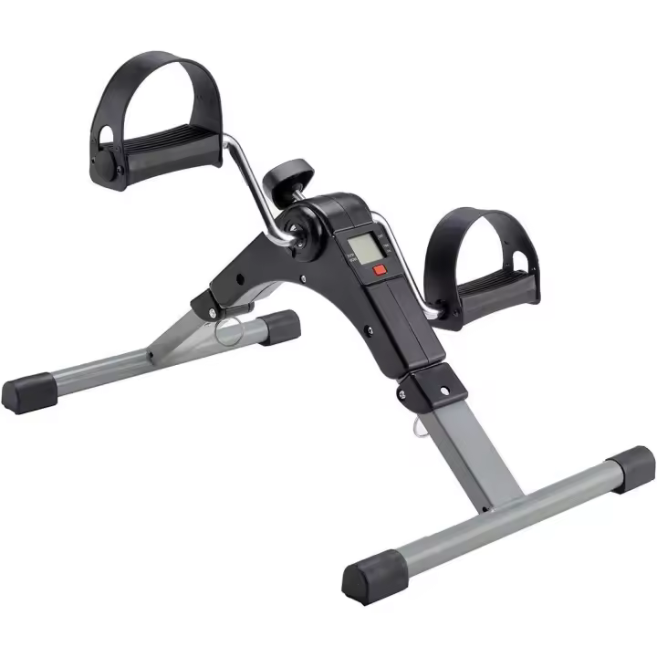 T-LoVendo Mini Bicicleta Estática Plegable Máquina Pedalear Manos Piernas Rehabilitación Pedal Ejercicio Personas Mayores - 1