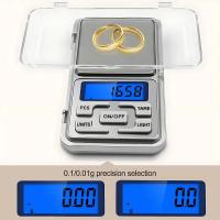 Báscula Electrónica Portátil De Precisión Alta Para Joyería Y Gold Tea Medidor De Peso Para El Hogar Antiguo - details 3