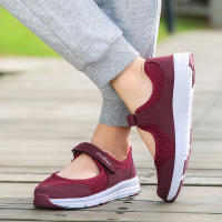 Zapatillas De Mujer Blancas Transpirables ZapaWomen Moda Casual Zapatos De Trabajo Planos Con Mesh Superior LIZUXIE - details 4