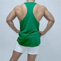 Camiseta Deportiva Sin Mangas Para Hombre Verano Entrenamiento Fitness Transpirable Secado Rápido Estilo Y Atrás Material Poliéster Talla Verdadera - details 12