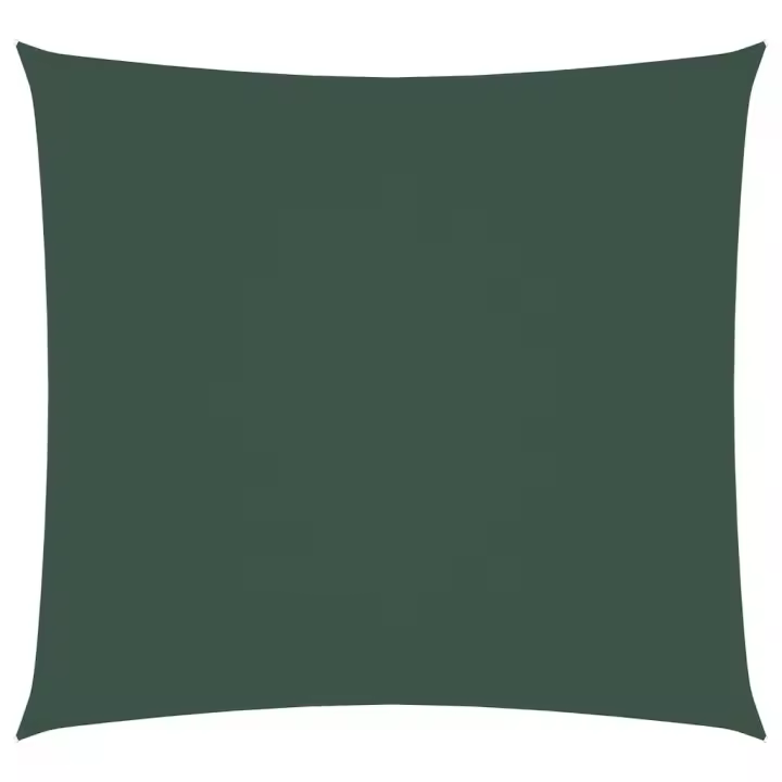 Toldo de Vela Cuadrados Lienzo Oxford Dark Green 2,5x2,5 m - 1