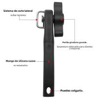 Abrepatas Manual De Acero Inoxidable Abrepatas Profesional Para Cocina Herramientas De Seguridad Abrepatas Manuales Cortes Laterales - details 2