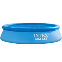 INTEX - Piscina hinchable redonda Easy Set de hasta 4 metros de diámetro, color azul, resistente y duradera, +6 años, diseño sencillo, fácil montaje en 10 min, piscinas hinchables, piscinas familiares - details 1