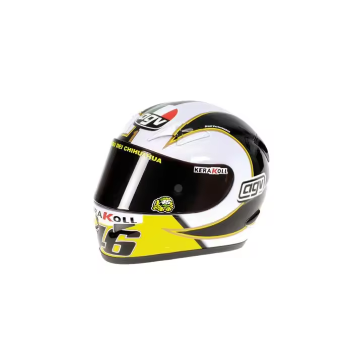 MINICHAMPS 1/2 CASCO AGV VALENTINO ROSSI VICE CAMPEÓN DEL MUNDO 2006 - 327060046 - 1