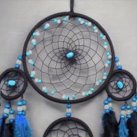 1pcs Colgante De Soñador De Árbol De La Vida Azul Estilo Bohemio Decoración Para El Hogar Y Las Paredes Regalo Para El Nuevo Hogar - details 1