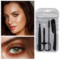 Kit De Cejas Para Mujer Con Cuchilla Afilada Tijeras Y Pinzas Herramientas De Cuidado Estéticas Para El Rostro - details 0