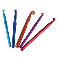 Juego De 7 Palillos De Tejer Grande De Aluminio 6.5mm 7mm 8mm 9mm 10mm 12mm 15mm Tamaño Estándar Para Mujeres Niños Y Niñas - details 4