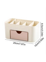 Organizador De Uñas LULAA Para Mesa Caja De Almacenamiento Para Maquillaje Y Joyería Compartimentos Para Labiales Y Mascarillas Tamaño 20x10x9.7 Cm - details 3