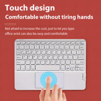 TECLADO INALÁMBRICO Bluetooth Con Touchpad CASEPOKE Para iPad iPhone Samsung Xiaomi Español Portugués Coreano Ruso Compatible Con Tablet - details 3