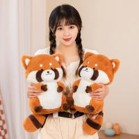 Nueva Peluche De 35cm De Raccoon Kawaii Suave Almohada De Animal Regalo De Cumpleaños O Navidad Para Niña Juguetes De Peluche - details 10