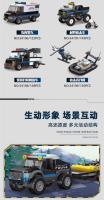 Bloques De Construcción Especial Para Vehículos De Policía Y Bomberos Serie Ciudad Modelo De Ingeniería Automotriz Kit De Artesanía Para Adultos - details 8