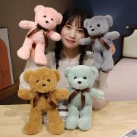 Muñeco De Peluche Oso 30cm 16 Estilos En Colores Rosa Gris Blanco Suave Juguete Animal Pequeño Regalo De Cumpleaños Para Niños Y Niñas - details 0
