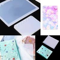 Molde De Silicona Para Cubierta De Cuaderno DIY 3PCS/Aset Compatible Con Tamaños A5 A6 A7 Molde Para Epoxy Resina De Producción - details 4