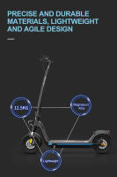 JOYOR C10 Patinete Scooter eléctrico plegable, Motor 500W, Batería 48V 10.4Ah, neumáticos 10", velocidad máxima 45km/h, autonomía 30-40km, carga máxima 120kg, frenos de disco delanteros y traseros, adecuado para desplazamientos urbanos diarios al aire - details 11
