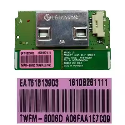 Modulo Wireless / Wifi LG 49UH610V, LG 49UH620V, LG 32LH604V, EAT61813903 - 1
