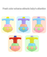 Juguete Para Niños 1 Pcs Luminoso Lotus Top Giratorio Con Destrucción De Luz Multicolor Mini Giroscopio Flash De Plástico ABS - details 1