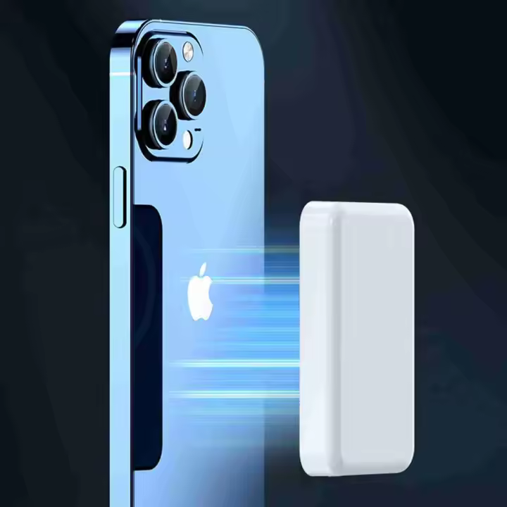 Batería Externa ALMALUX con Imanes, 5000mAh, Carga Inalámbrica 15W, Portátil y Ligera, Universal para Móviles - 1