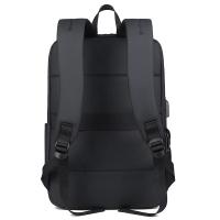 Mochila clásica de nailon para hombre, morral resistente al agua de negocios, de calidad, con carga USB, para ordenador portátil - details 27