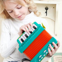 Accordión De Juguete Con 10 Teclas Y 8 Bajos Instrumento Musical Educativo Para Niños Desarrollo De Interés Musical Regalo Para Niños Principiantes - details 2