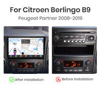 Junsun Android 13 Radio para Citroen Berlingo B9 Peugeot Partner 2008 2009 2010 2011 2012 2013 2014 2015 2016 2017 2018  2019 de Coche con Chip Qualcomm de 8 Núcleos CarPlay Inalámbrico Autorradio Estéreo Pantalla HD Multimedia - details 2