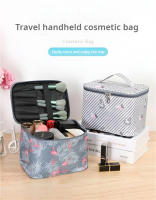 Bolso Portátil De Maquillaje Para Mujer Gran Capacidad Impermeable Organizador De Cosméticos Estuche De Almacenamiento Con Cierre De Cremallera Bolsa De Limpieza Y Belleza - details 1