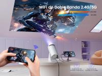Mini Proyector Wifi Bluetooth Full HD 1080P Keystone Auto 18000 Luces - details 1