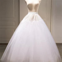 Falda De Tules FEIYANSHA Para Vestidos De Boda 4/6/8 Capas Crinolina Sin Anillo Material De Poliéster Talla Ajustable Para Mujer - details 6