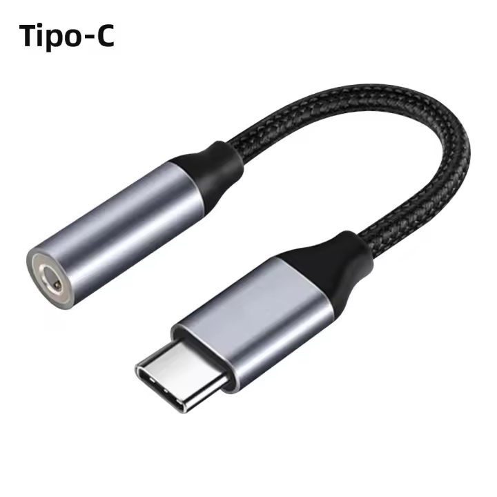Adaptador De Audio Byscoon USB Tipo C a 3.5mm Aux Para Samsung Galaxy S22 S21 S20 FE Ultra Note 20 10 plus Cable Auxiliar De Alta Calidad - 1