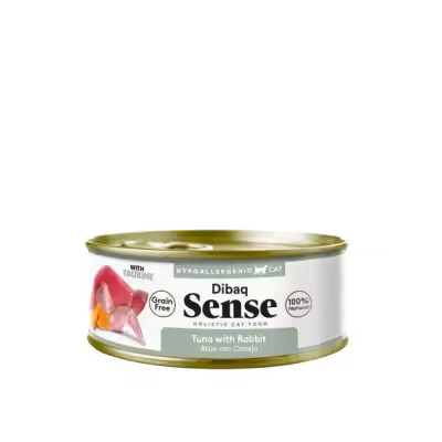 Dibaq Dibaq Sense comida húmeda grain free para gatos de Atún & Conejo con Calabaza - 1